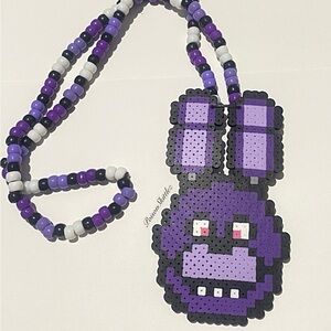 FNAF Bonnie Necklace Kandi Five Nights rave